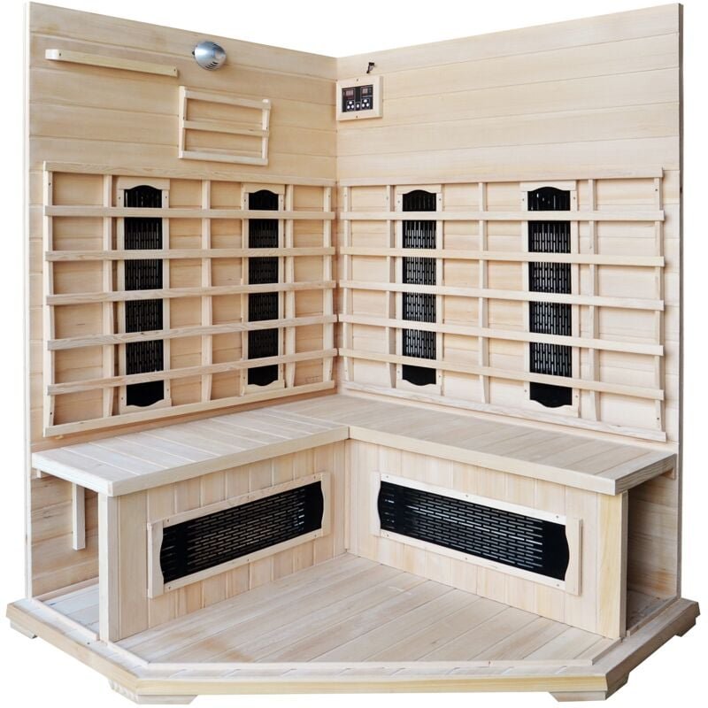 intérieur sauna infrarouge navrik 4 places